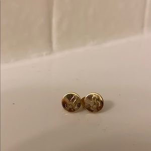 Winky eye emoji earrings